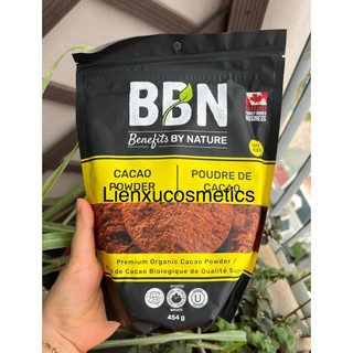 Bột cacao hữu cơ BBN premium organic cacao powder 454G