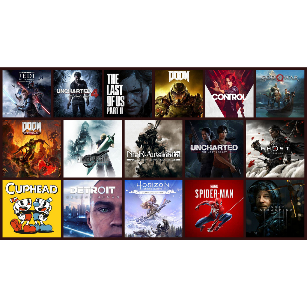 List Đĩa Game PS4  - Chính Hãng Sony - Dùng cho cả PS5 & PS4 - Đảm bảo chất lượng
