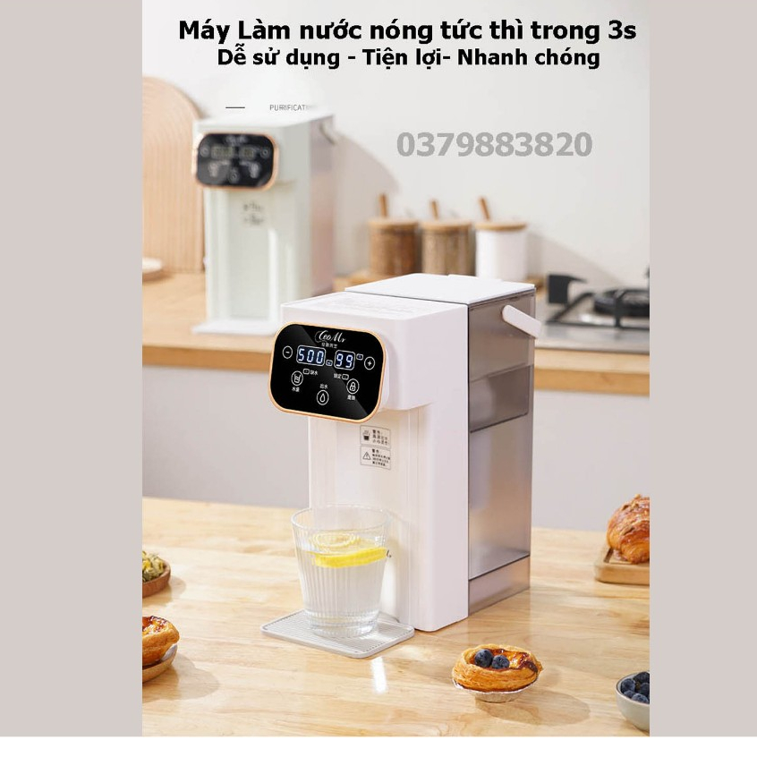 Bình đun nước nóng siêu tốc dung tích 3l, Bình đun nước nóng pha sữa cho bé, Máy làm nước nóng đa năng có khóa an toàn