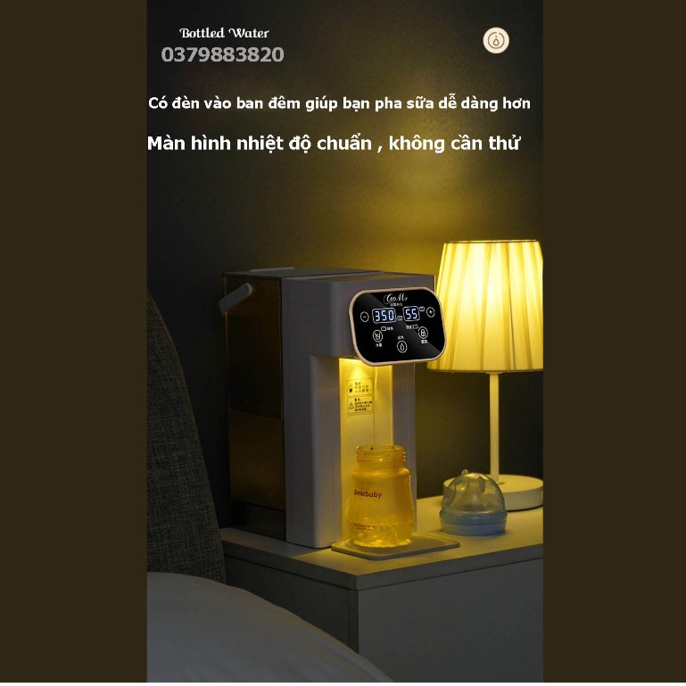 Bình đun nước nóng siêu tốc dung tích 3l, Bình đun nước nóng pha sữa cho bé, Máy làm nước nóng đa năng có khóa an toàn