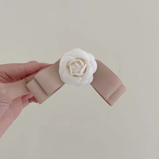 KẸP TÓC NƠ HOA TRÀ ĐƠN GIẢN, VINTAGE