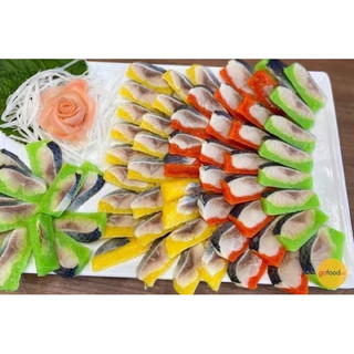 100GR SÒ ĐỎ NHẬT SASHIMI, Cá Trích Ép Trứng