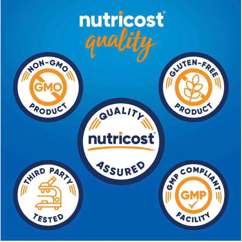 Viên uống Caffeine liều cao Nutricost tăng tập trung, tỉnh táo 500v USA