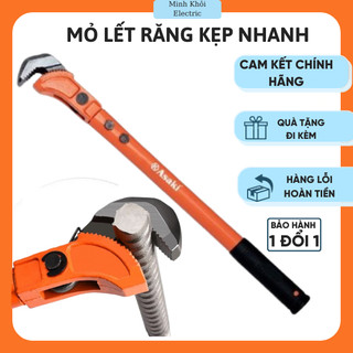 Mỏ lết răng kẹp nhanh Asaki AK-8318,AK-8319,mỏ lết răng tự động Asaki,mỏ lết đa năng,kìm nước mỏ lết,mỏ lết công nghiệp