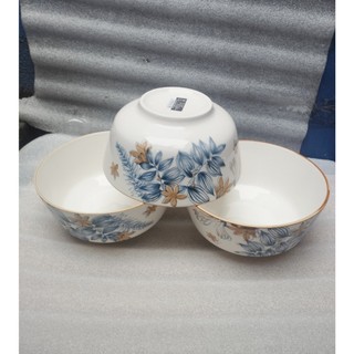 Tô sứ hoa văn 4d mẫu simple 20cm tô sứ trắng ̣