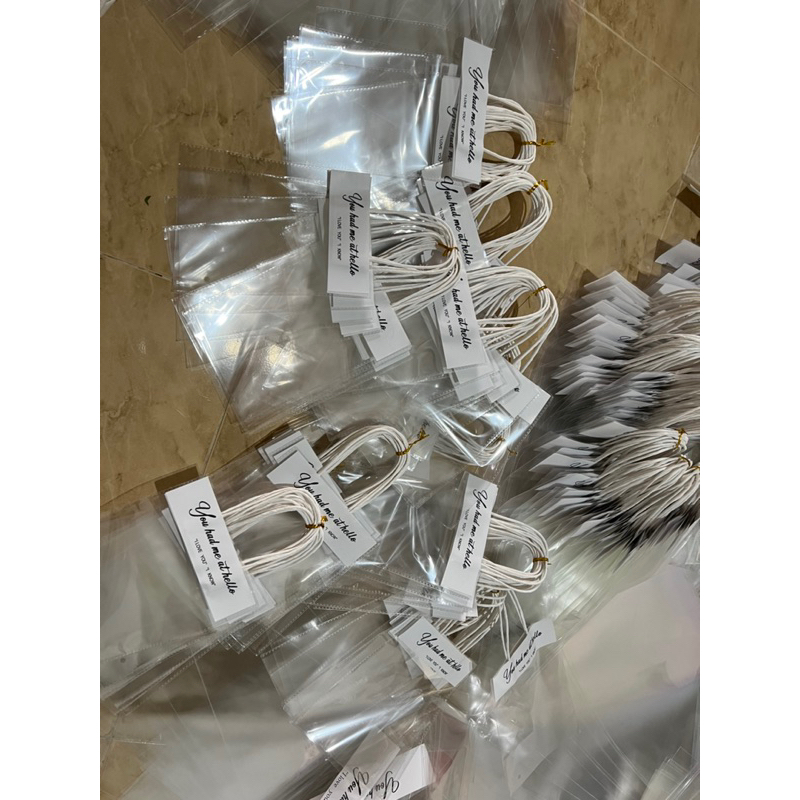 10 cai túi đựng hoa trong suốt size 15*20