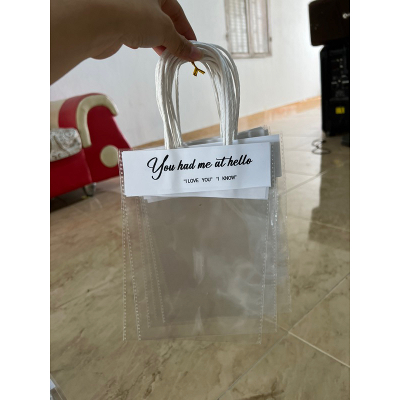 10 cai túi đựng hoa trong suốt size 15*20