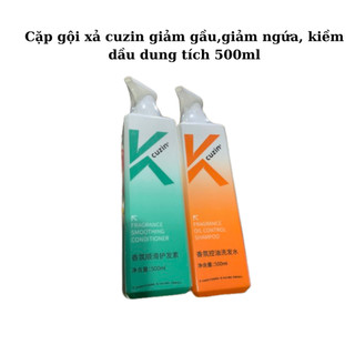 [ TẶNG SERUM GỪNG] Cặp dầu gội gừng Kuzin mềm mượt tự nhiên phục hồi tóc hư tổn MÙI NHA ĐAM