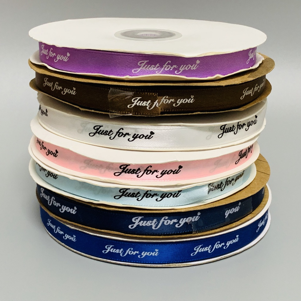 Ruy băng lụa in chữ Chanel 1cm*45m