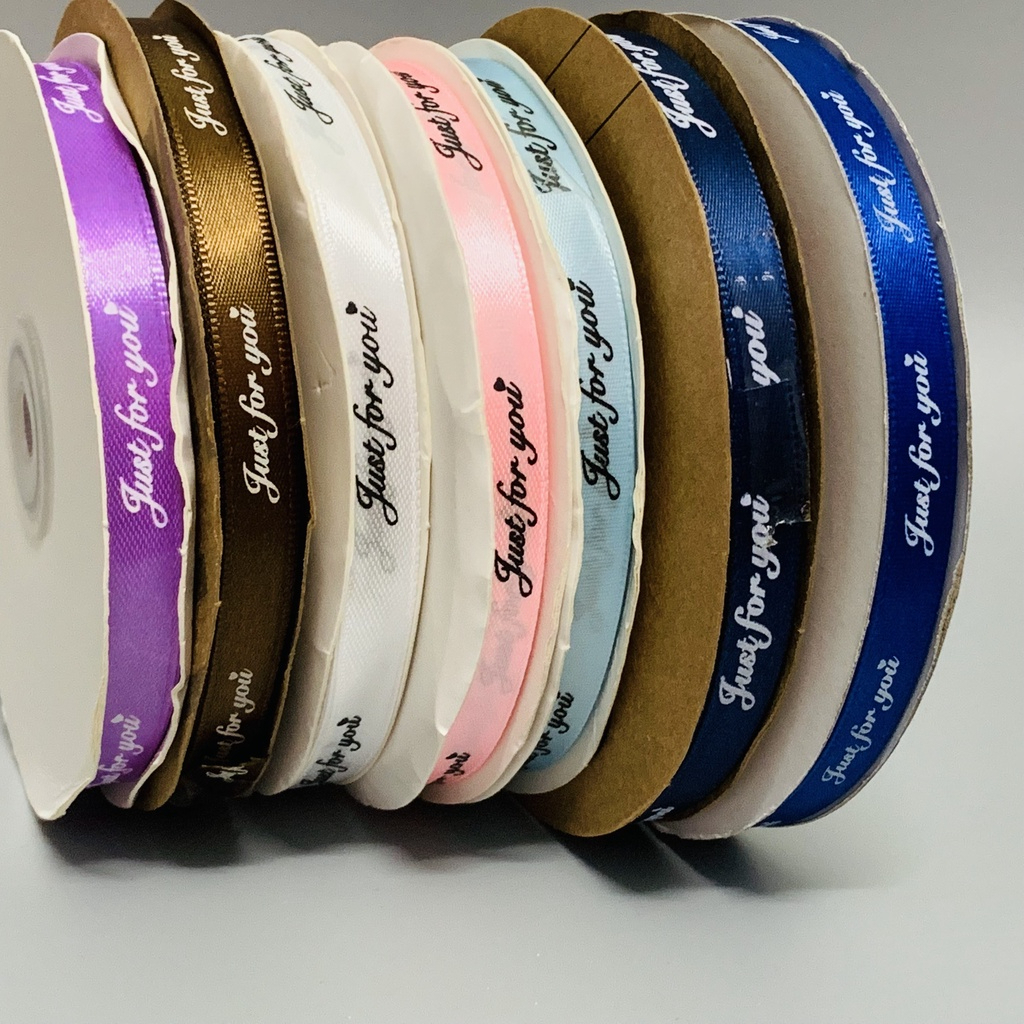 Ruy băng lụa in chữ Chanel 1cm*45m