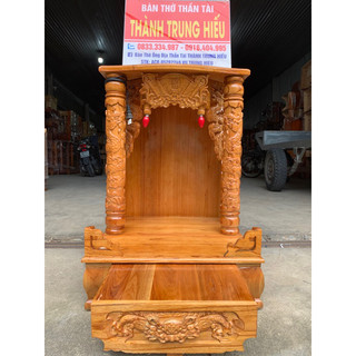 Bàn thờ ông địa thần tài xoan ngang 42