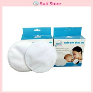 Hộp 8 miếng lót thấm sữa vải tái sử dụng cho mẹ sau sinh