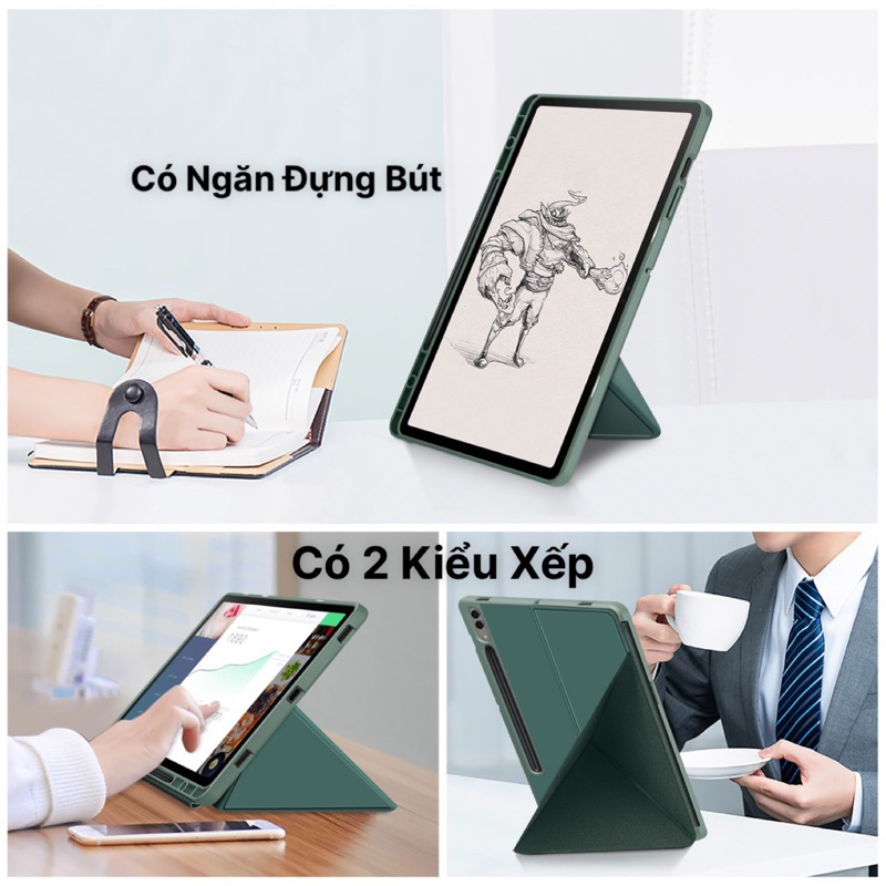 Bao Da Tự Đóng Tắt Màn Hình Samsung Tab S7 FE/S7plus/S8ultra