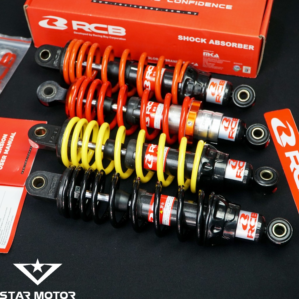 Phuộc sau, giảm xóc RCB hàng chính hãng dành cho các dòng xe Sirius 275mm