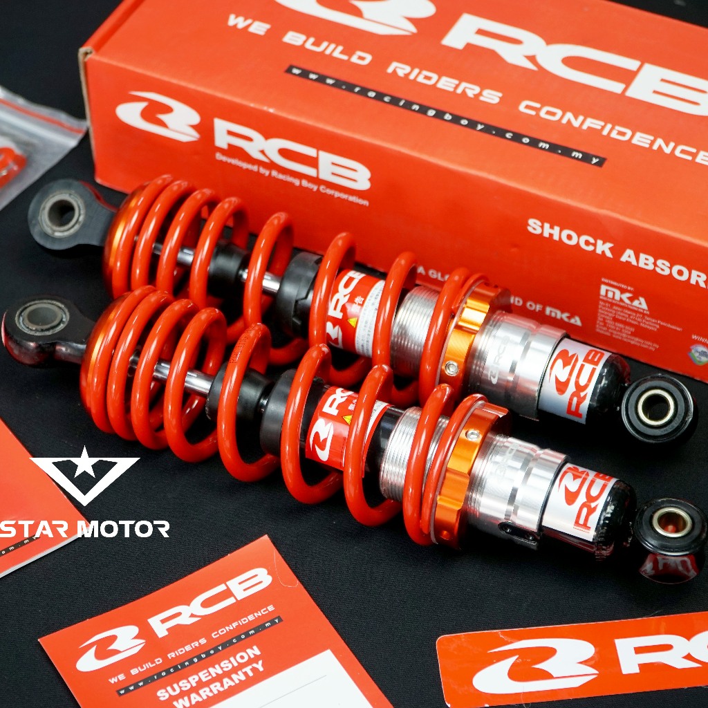Phuộc sau, giảm xóc RCB hàng chính hãng dành cho các dòng xe Sirius 275mm