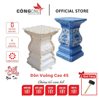 Khuôn đôn vuông 45 - khuôn đúc chân đôn chậu cảnh