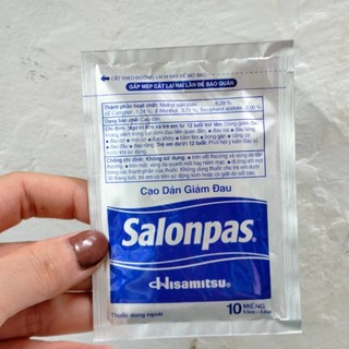 Salonpas gói 10 miếng cao dán giảm đau