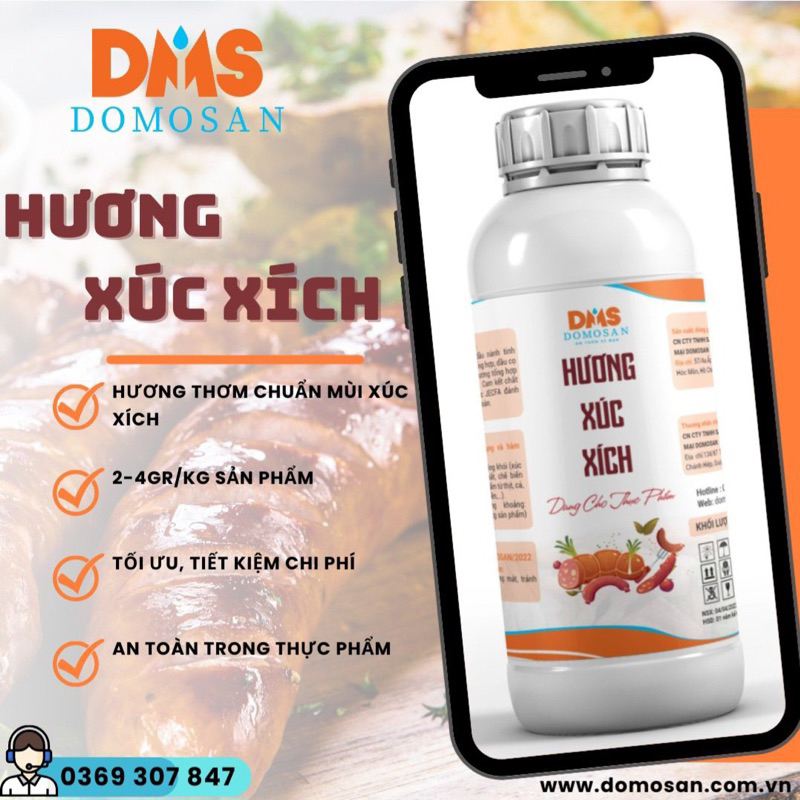 30ml HƯƠNG XÚC XÍCH ĐỨC 2709