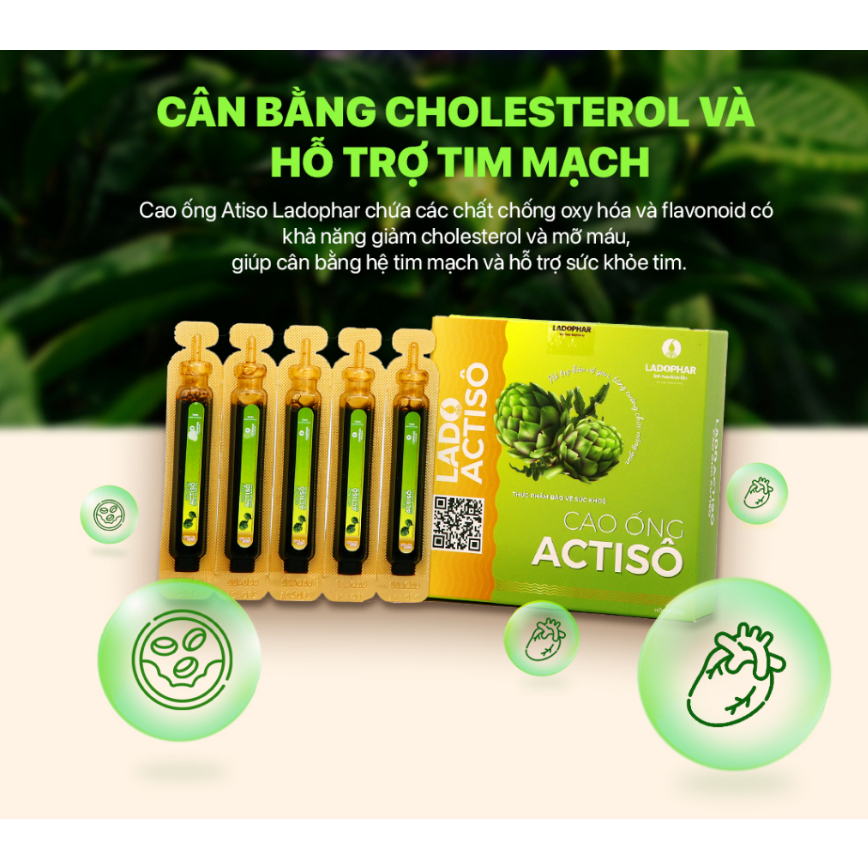 Cao Ống Actiso Ladophar - Hộp 10 ống 10ml