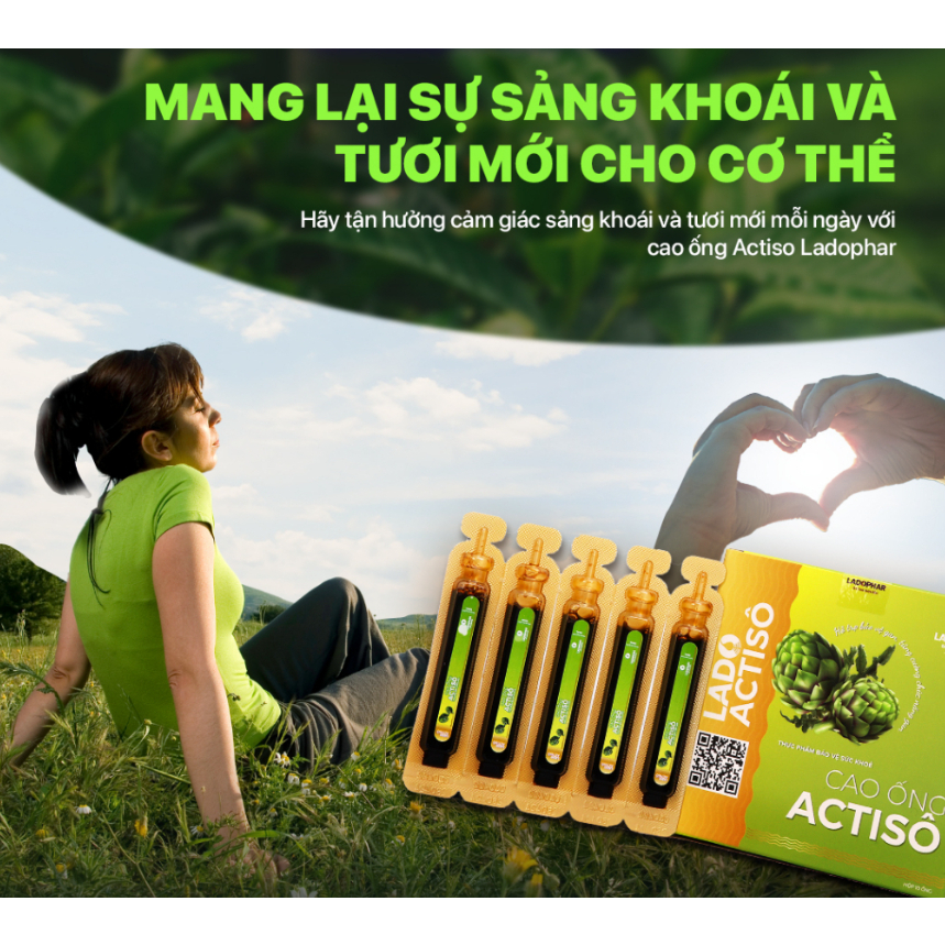 Cao Ống Actiso Ladophar - Hộp 10 ống 10ml