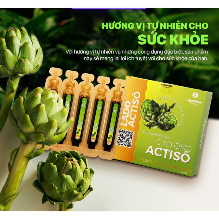 Cao Ống Actiso Ladophar - Hộp 10 ống 10ml