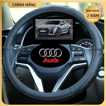 BỌC VÔ LĂNG DA Ô TÔ AUDI RS7 CHẤT LIỆU  BẰNG DA CỪU 100% - hàng chính hãng