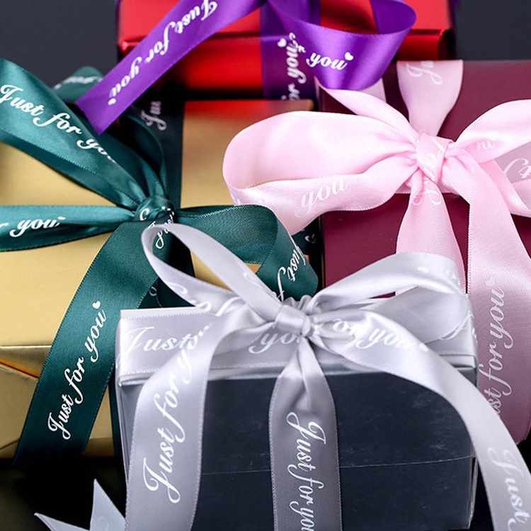 Ruy Băng Lụa In Chữ 2cm, Ruy Băng Vải Dài 45M Chất Đẹp