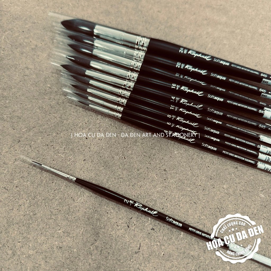 Cọ Tròn Raphael 845 SoftAqua | Raphael 845 Softaqua Synthetic Brush - Round