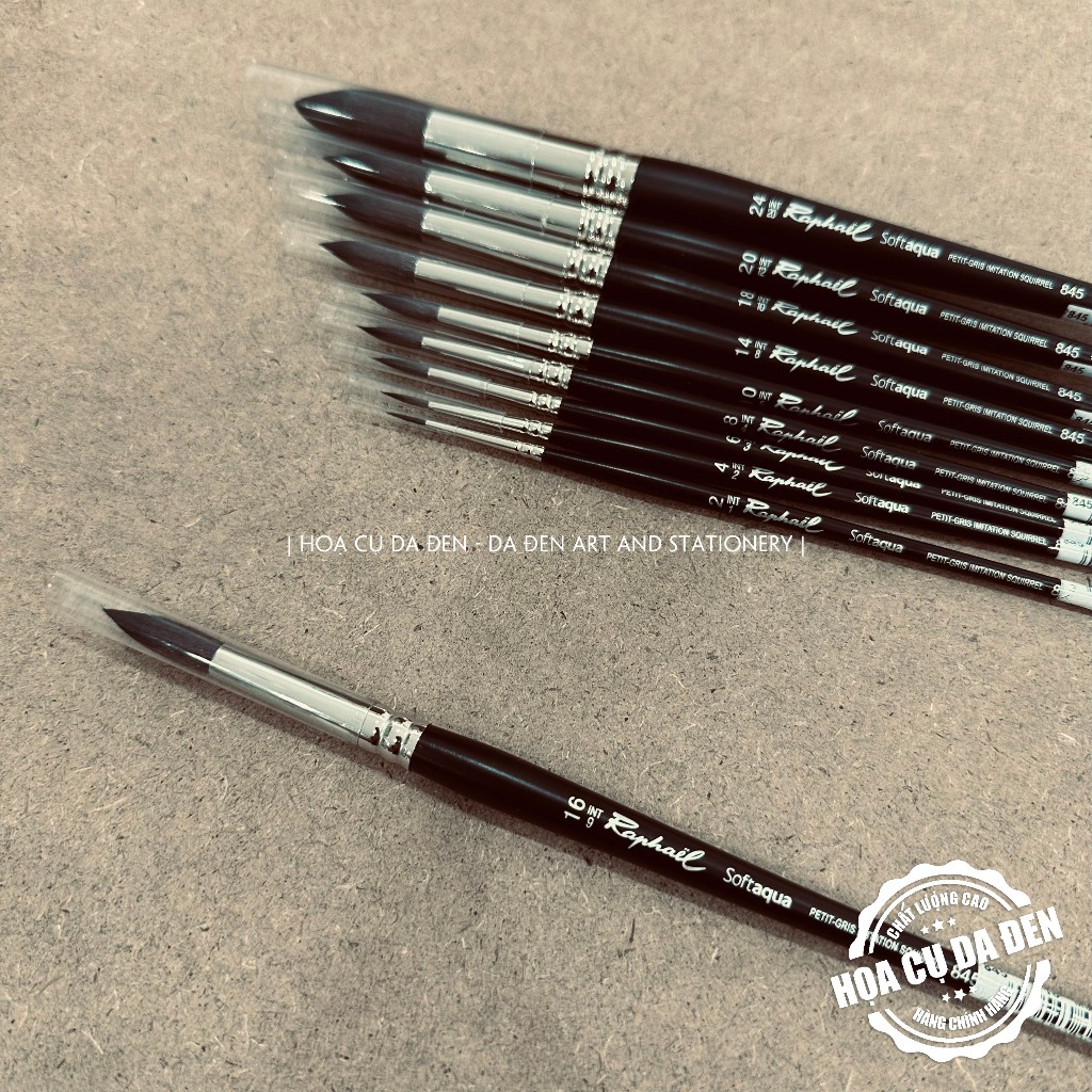Cọ Tròn Raphael 845 SoftAqua | Raphael 845 Softaqua Synthetic Brush - Round
