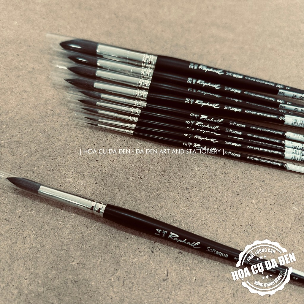 Cọ Tròn Raphael 845 SoftAqua | Raphael 845 Softaqua Synthetic Brush - Round