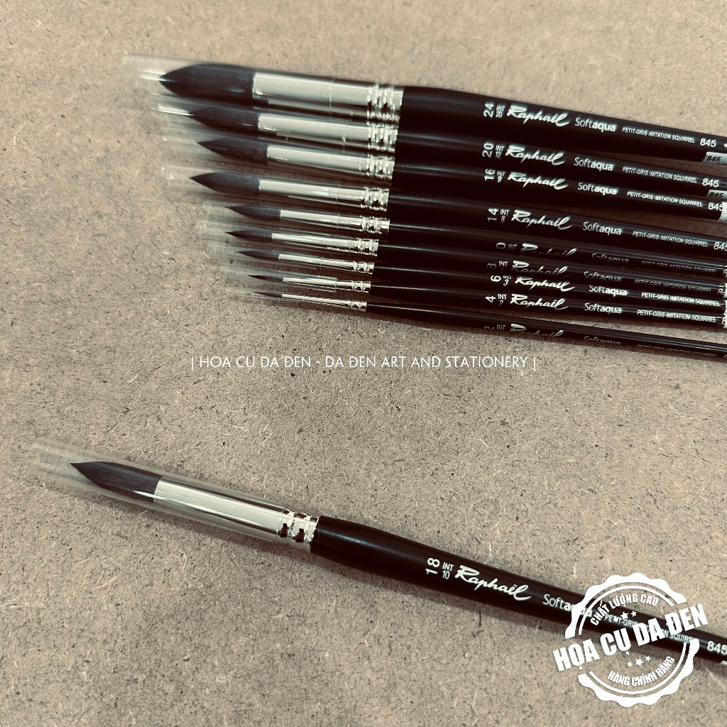 Cọ Tròn Raphael 845 SoftAqua | Raphael 845 Softaqua Synthetic Brush - Round