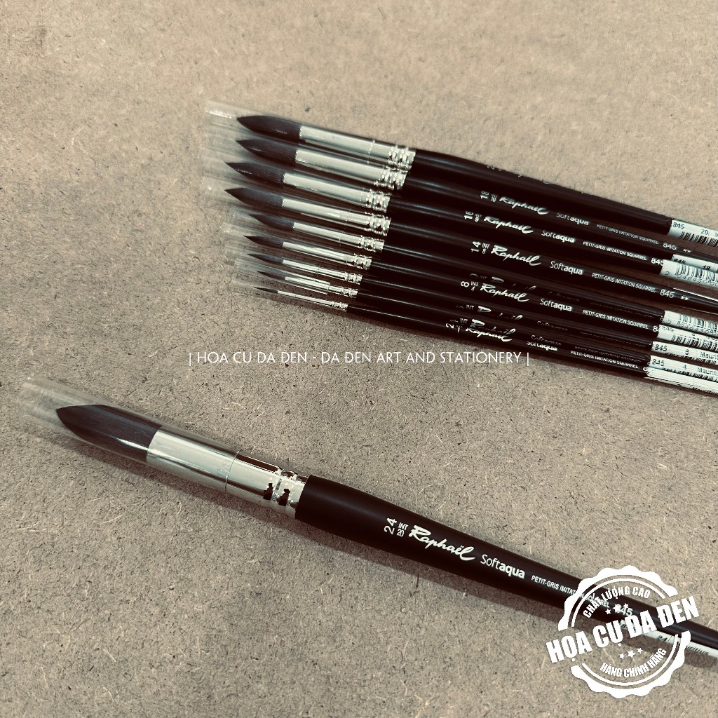 Cọ Tròn Raphael 845 SoftAqua | Raphael 845 Softaqua Synthetic Brush - Round