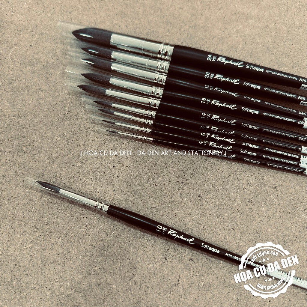 Cọ Tròn Raphael 845 SoftAqua | Raphael 845 Softaqua Synthetic Brush - Round