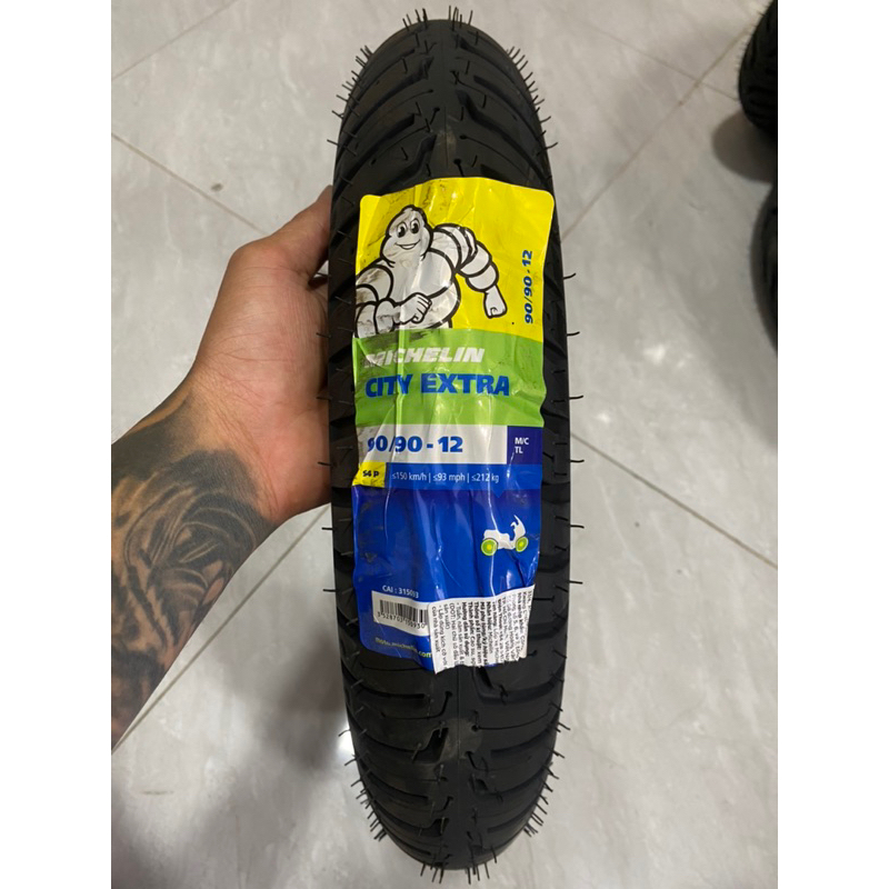Vỏ lốp xe máy Honda Lead MICHELIN CITY EXTRA Trước 90/90-12 Sau 100/90-10 TL