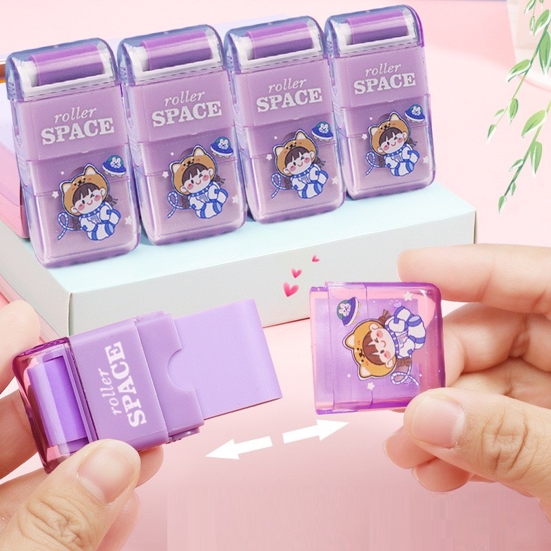 Tẩy con lăn roller / Gôm chì dạng lăn hình ngộ nghĩnh cute B418