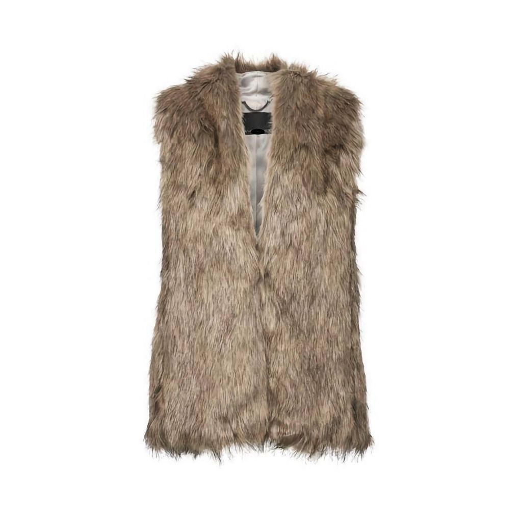 Áo gile lông B/\nana Faux fur vest Republic dành cho Nữ. Giá hãng đắt đỏ, hàng chính hãng, xịn 100%.