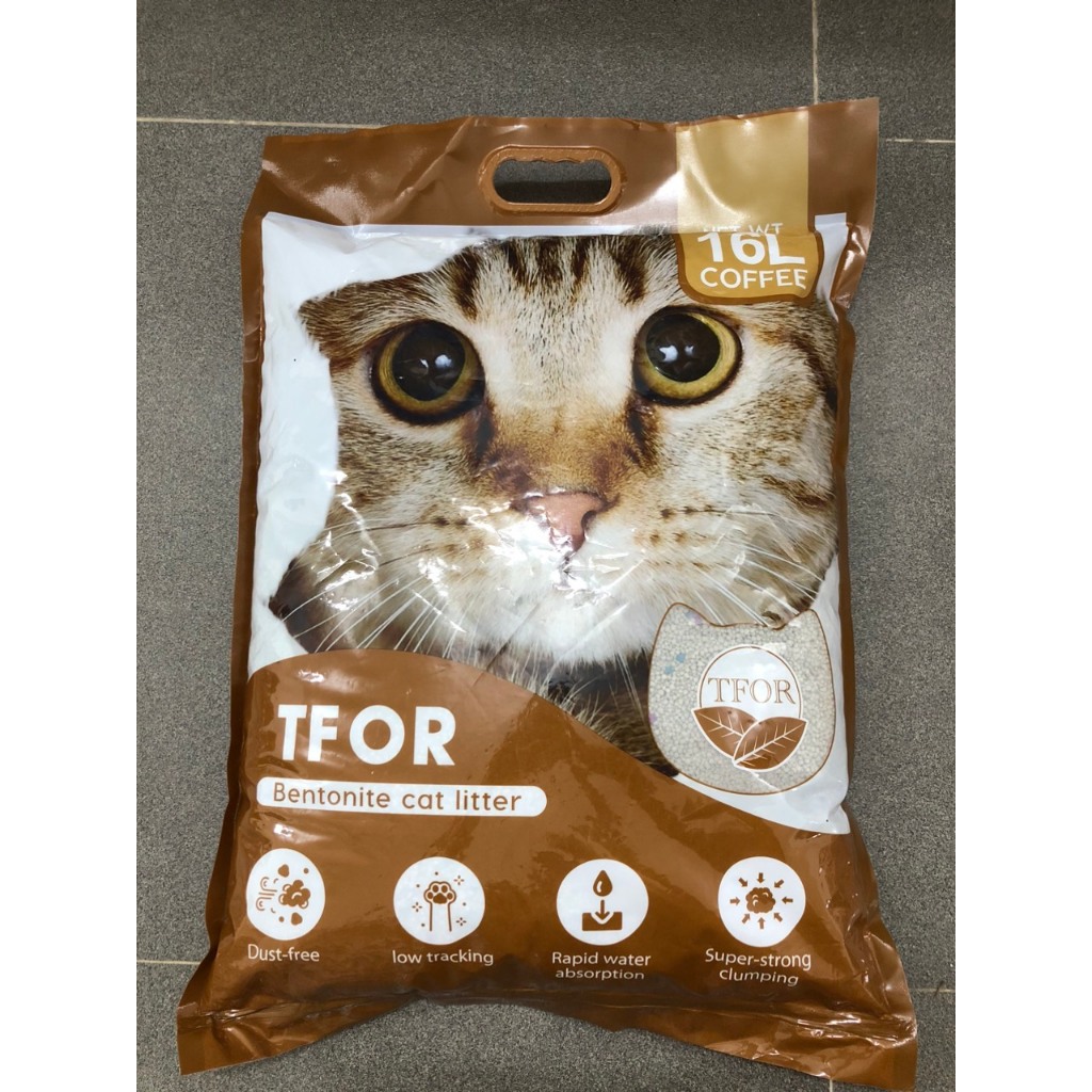 Cát vệ sinh cho mèo Tfor 16L, Cát mèo Tfor 16L