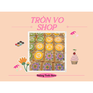 Hộp pet vuông JLH95-95 đế đen ,đế vàng đựng bánh 150gr-180gr [set/48-50c]