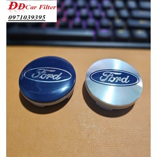Logo chụp mâm, ốp lazang bánh xe Ford Ecosport, Fiesta, Focus, Mondeo, Escape...- Đường kính ngoài: 54cm