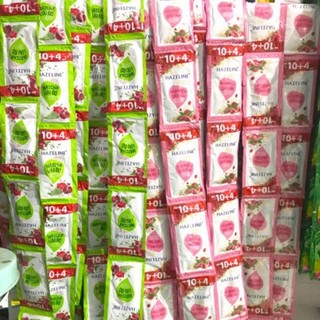 12 gói - Sữa tắm hazeline yến mạch dâu tằm - sữa tắm hazeline matcha lựu đỏ