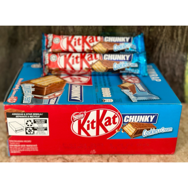 Kitkat chunky cookies &cream 38g