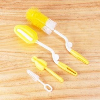 Bộ cọ rửa bình sữa và núm ti 4 chi tiết