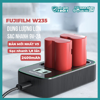 Bộ Pin Sạc Đôi KingMa W235 cho Fujifilm X-T4/XT-5 (Bản mới nhất V5)