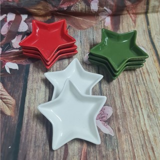 Chén chấm sứ, dĩa chấm sứ hình ngôi sao - dĩa sứ hình ngôi sao