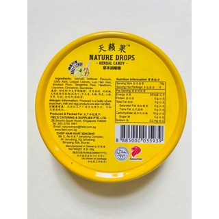 Kẹo thảo dược Nature Drops - Singapore