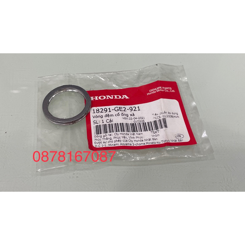Vòng đệm cổ ống xả gioăng cổ bô wave 110 sh 125.150 sh mode lead 125 ab 125 honda