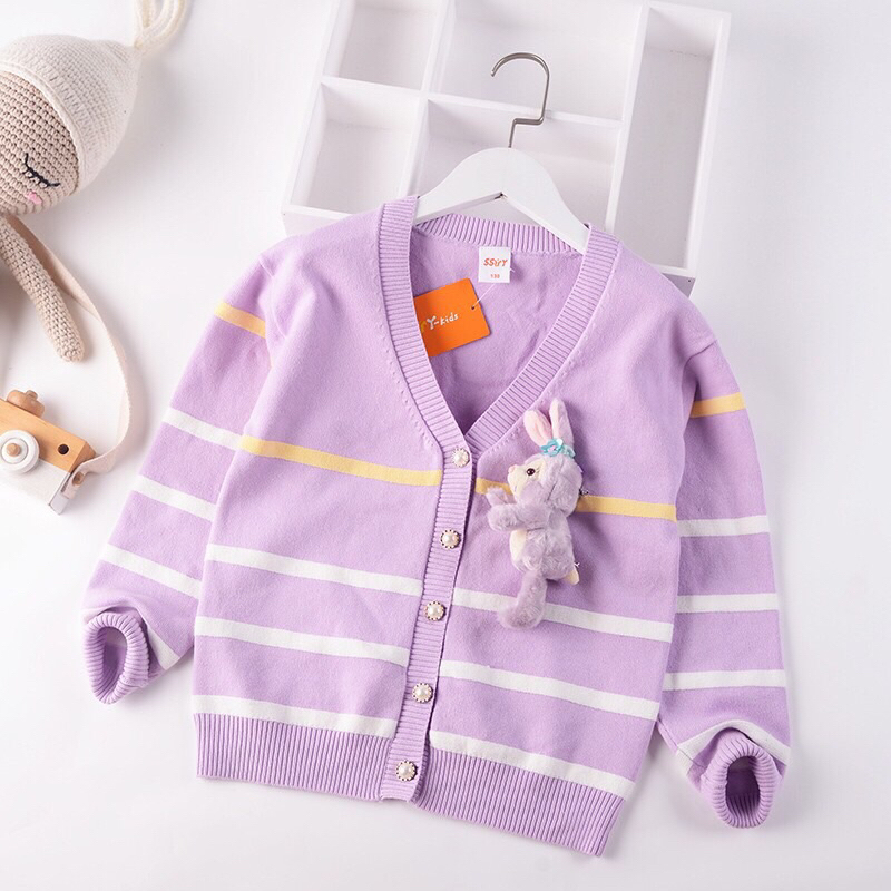 Áo len bé gái 22-60kg