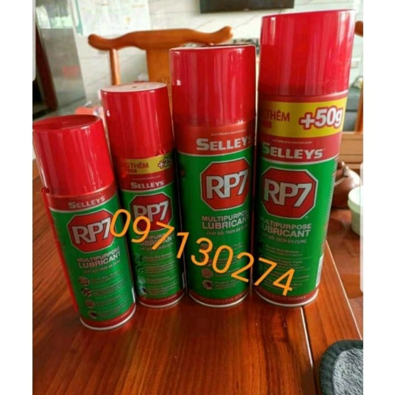Tẩy rỉ sét, bôi trơn RP7 150g 175g 300g 350g