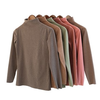 Áo giữ nhiệt len tăm, Chất vải cao cấp đanh mịn không xù lông, cổ 3P - Maylinhshop