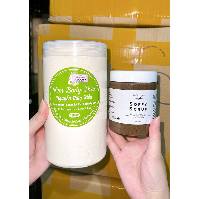 COMBO KEM BODY THÁI NGUYỄN THUÝ KIỀU TẶNG KÈM TTBC CAFE
